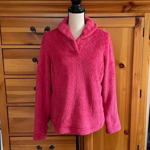 M, Lands’ End, Fuchsia, Sweatshirt